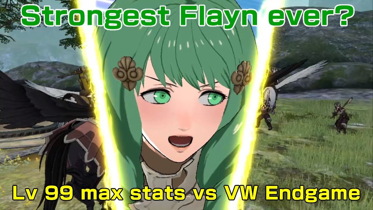 Fire Emblem: Three Houses - Level 99 Max Stat Flayn - Verdant Wind Endgame Solo (Dark Flier)