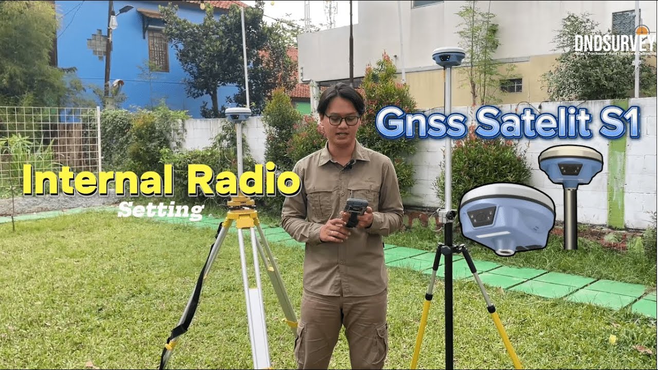 Tutorial Cara Setting Internal Radio GNSS GPS RTK Satelit S1 dengan Aplikasi Survstar | Dnd Survey