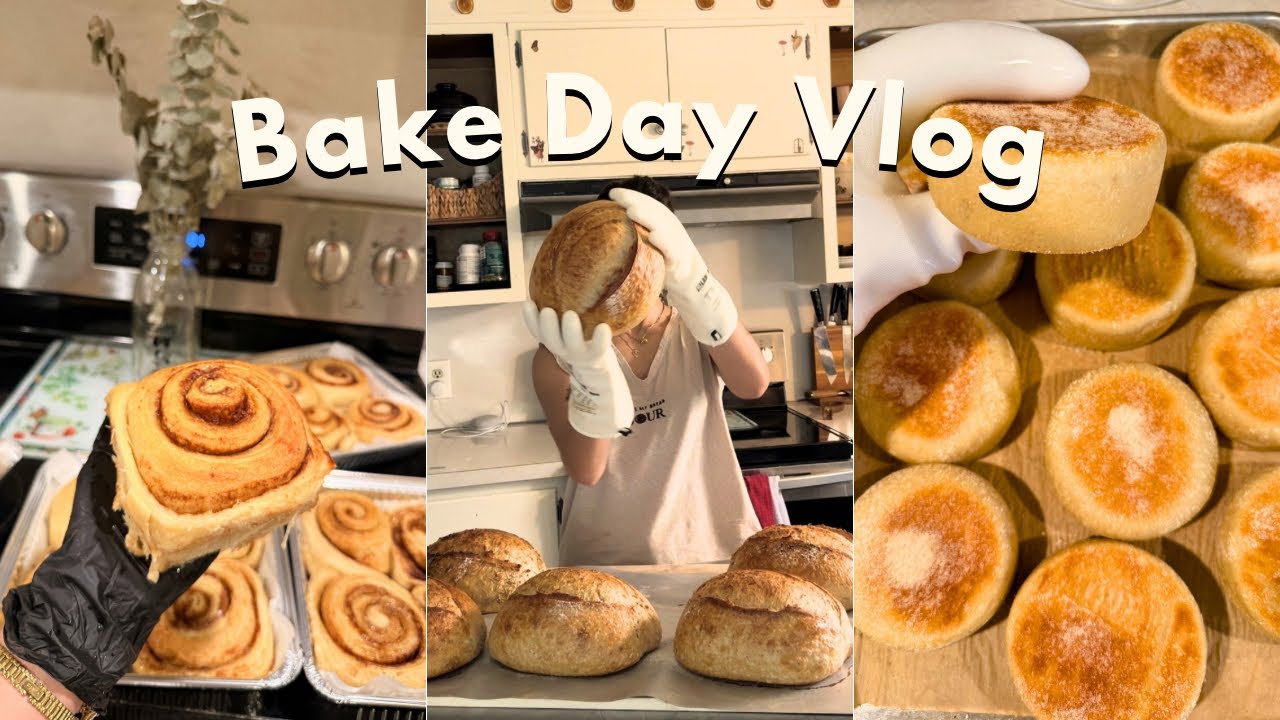 Bake Day Vlog | A Day in the Life of a Micro Baker