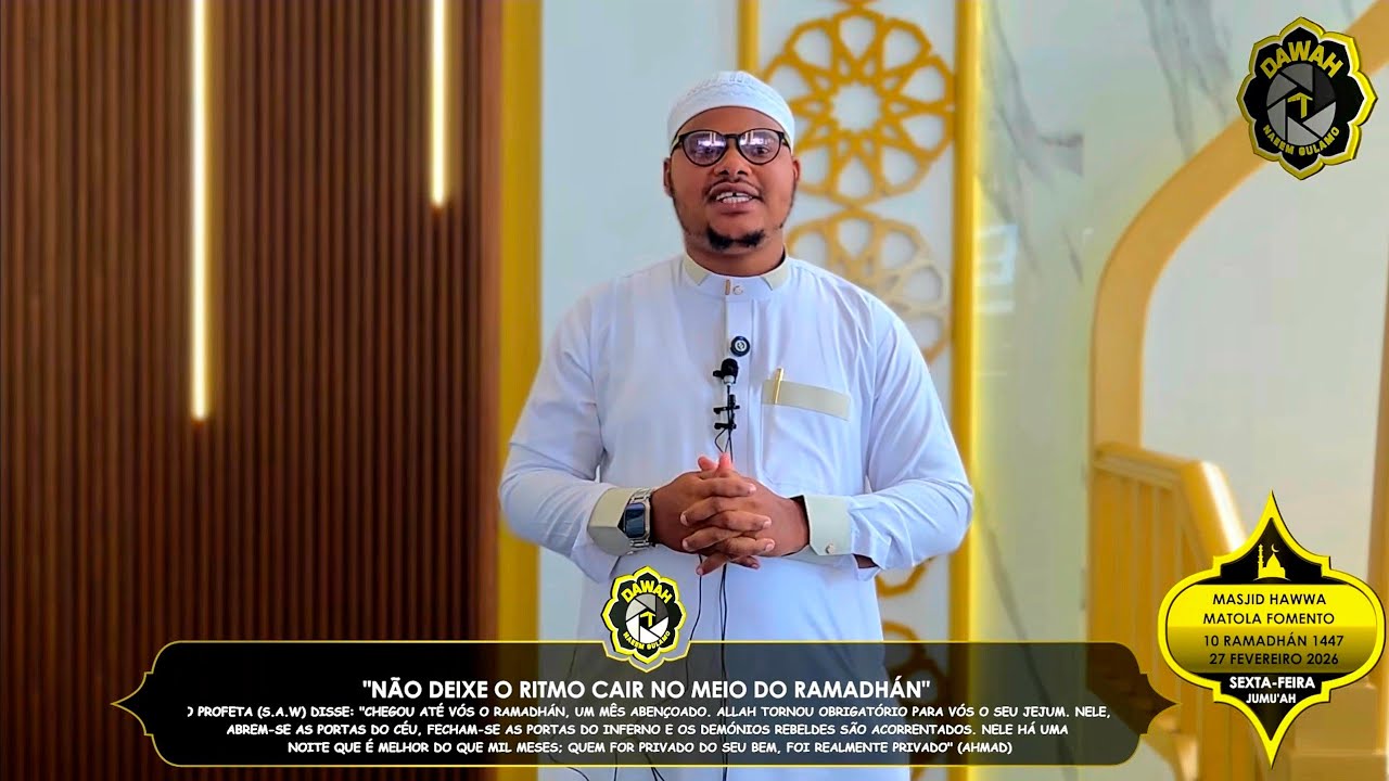 Sheikh Sany Afonso (27/02/2026) - Tema: 