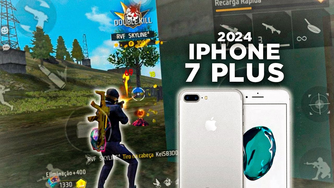 FREE FIRE NO IPHONE 7 PLUS EM 2024