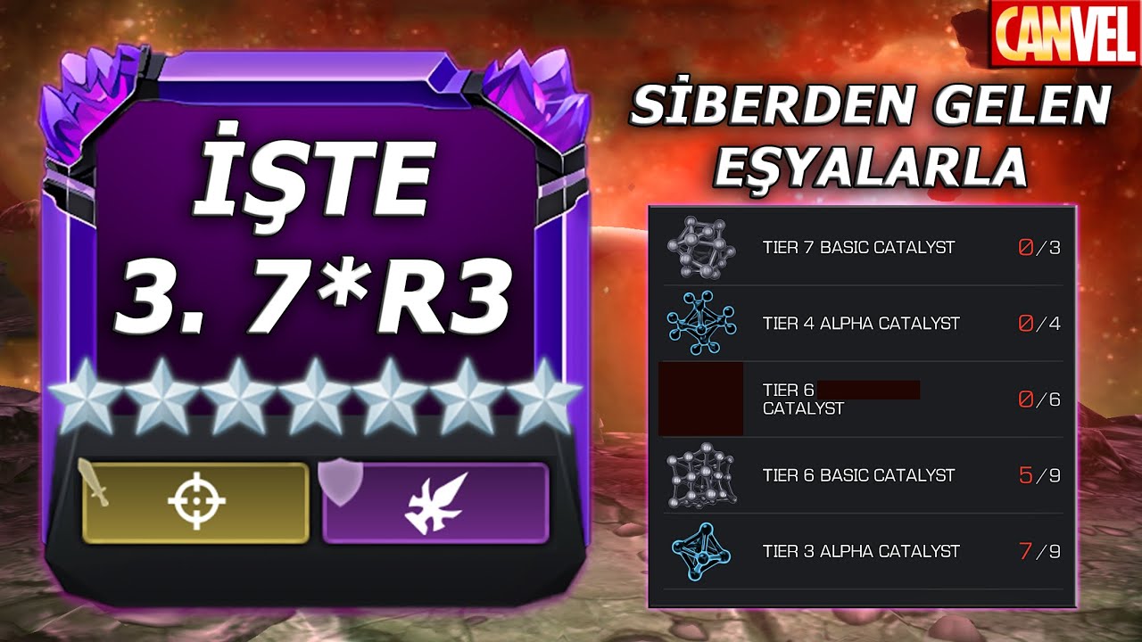 VEEE SİBERDEN SON OLARAK 3. 7*R3'ÜMÜZÜN GAMEPLAY'İ | PRESTİJ FIRLADI !! - MCOC