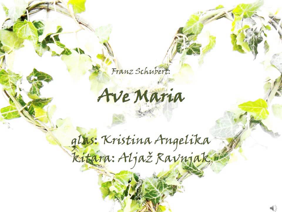 Svečano petje: Ave Maria Schubert