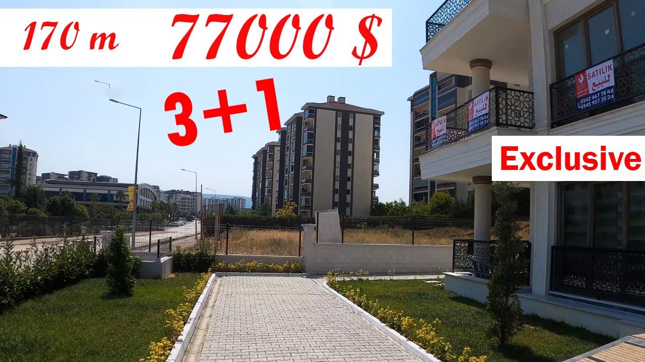 Luxurious apartment for sale in Bursa city with 77000 dollars