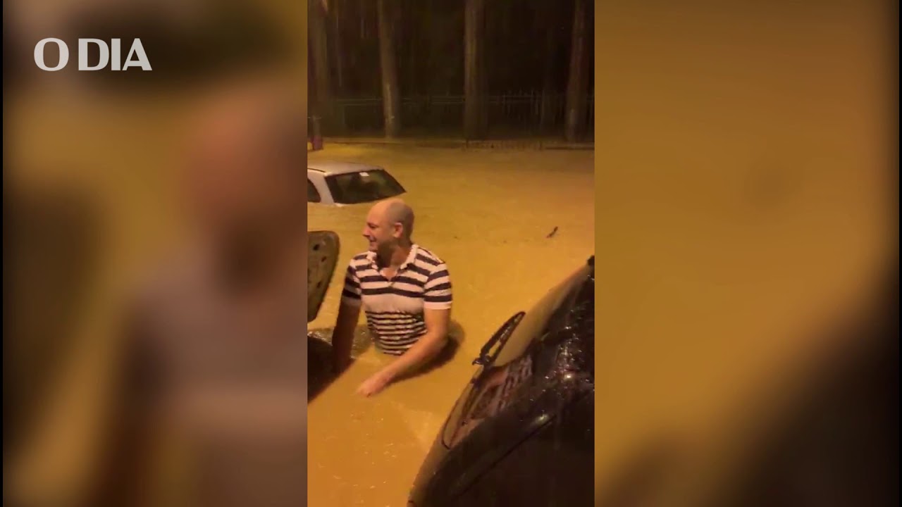 Os estragos da chuva no Rio