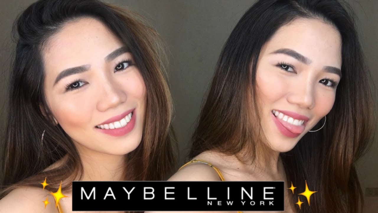FULL FACE USING ONLY MAYBELLINE PRODUCTS | Weeko