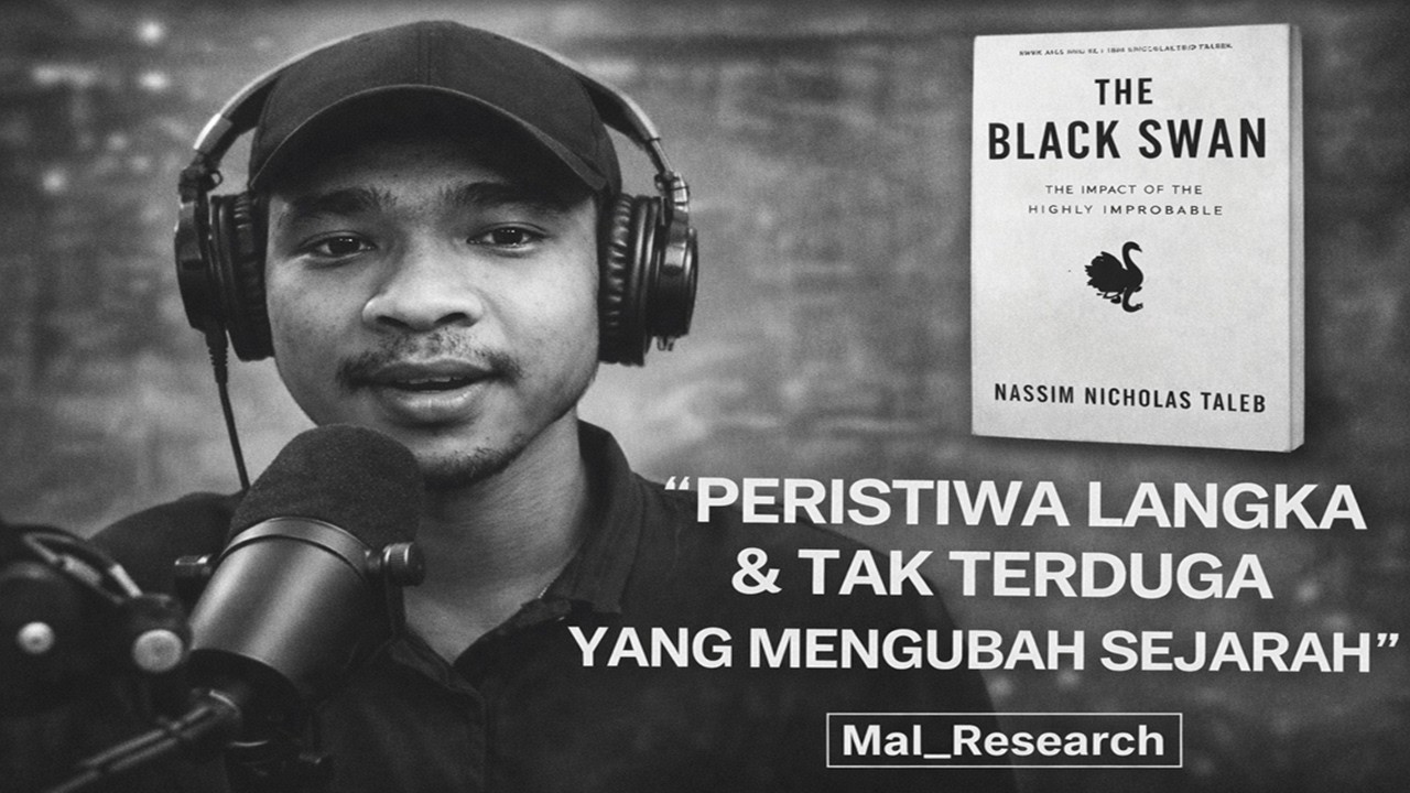 Mengapa Dunia Dikendalikan Kejadian Langka?? The Black Swan #booktalk #nassimtaleb
