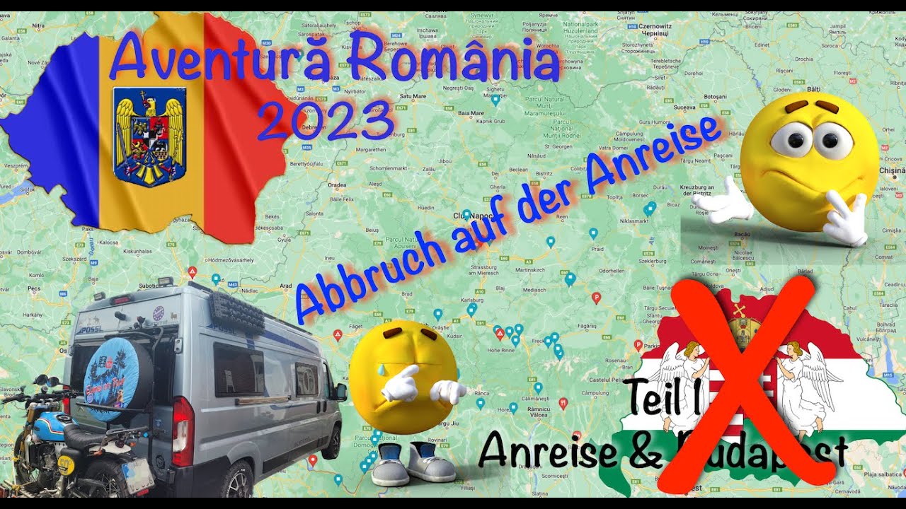 Rumänien - Die Anfahrt - Der Abbruch -  Die Stellplätze: Melk, Waldhausen, Pfarrkirchen