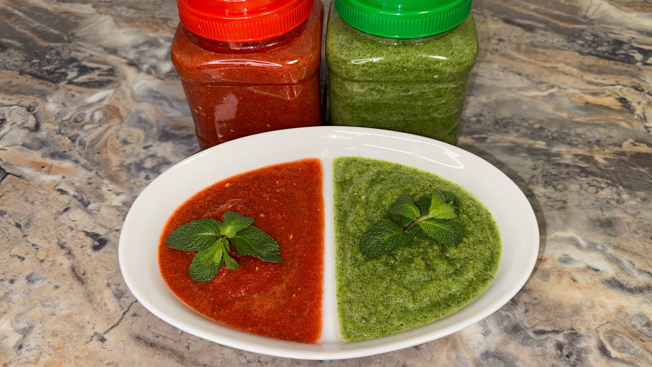 How to make Green & Red Chutney at Home for Ramadan | MK Food Secret