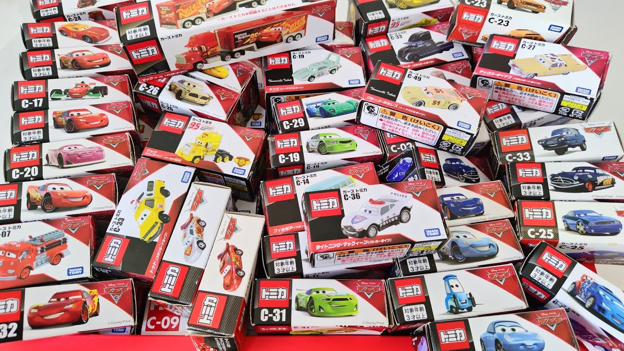 トミカカーズ『緊急車両&建設車両』＃39ミニカ一を箱に並べてみた☆ Tomica Construction & Emergency Vehicles opening #トミカ