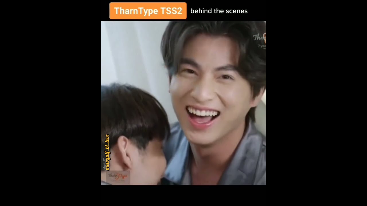 BTS of kiss scene in bathroom 😅 #blseries #shorts #mewgulf #bts #bl #tharntype #thaibl #ytshorts