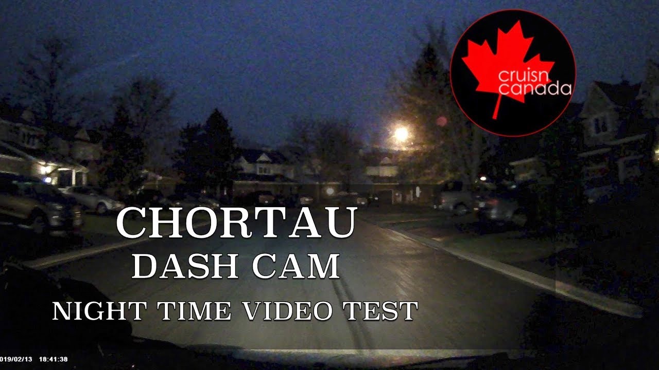 Chortau 1080p Dash Cam | Night Time Recording Test