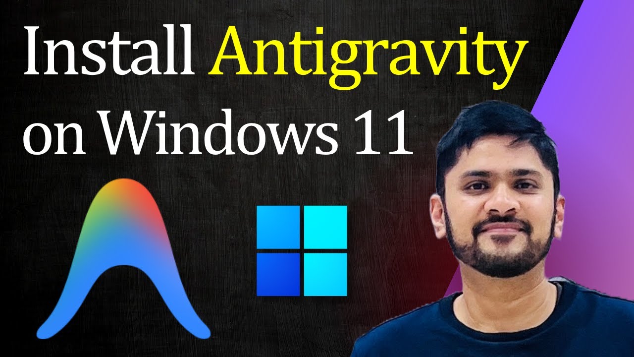 Как установить Antigravity на Windows 11 — AI Agentic IDE от Google | Редактор кода ИИ | Curso Ki...