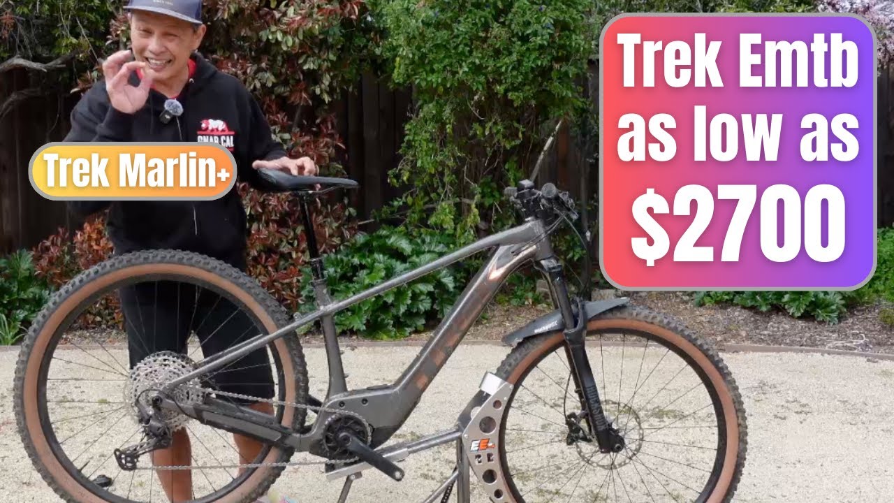 Тест-драйв бюджетного велосипеда Trek Marlin+ 8 Emtb — прокатитесь на электрическом горном велоси...