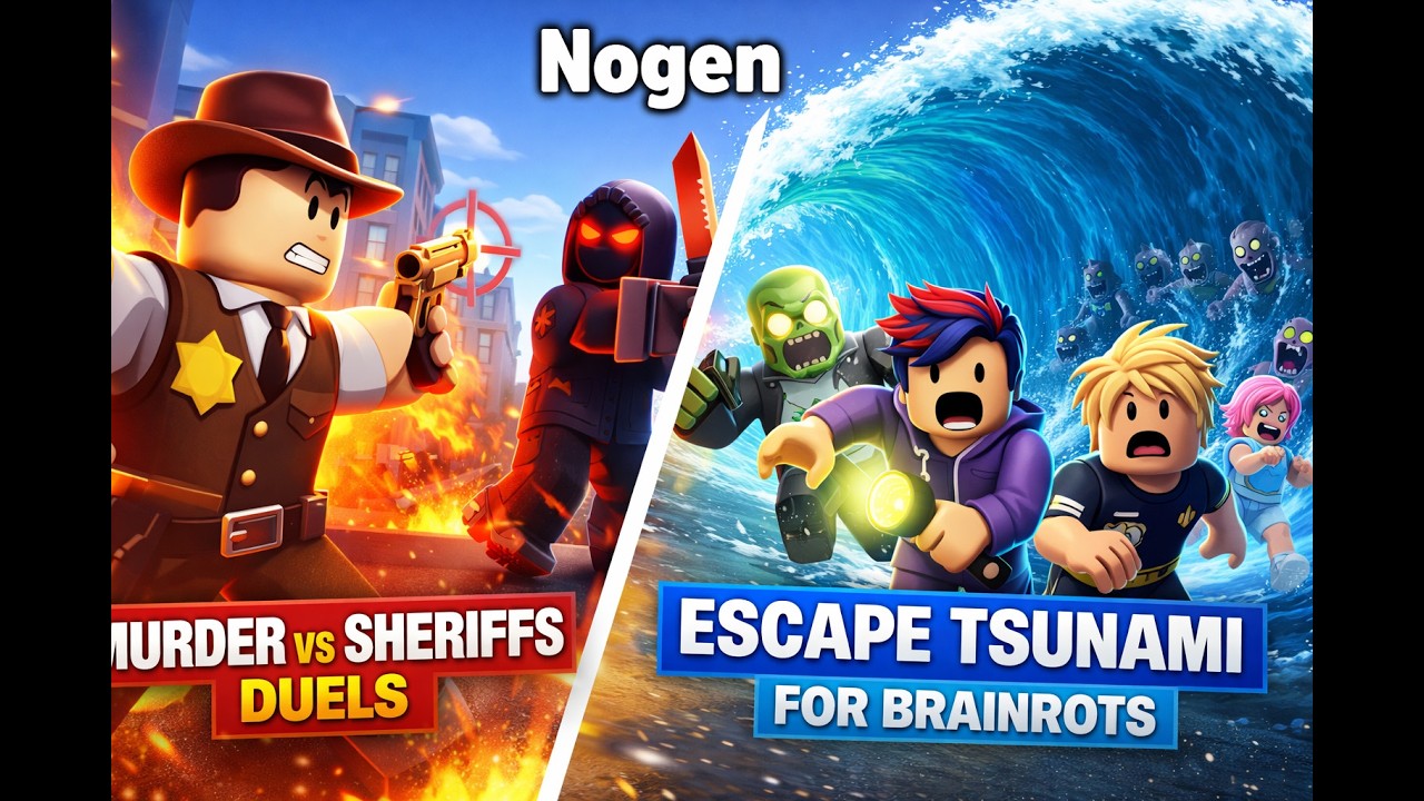 Стрим по игре (Escape tsunami for brainrots) & (Mvsd)