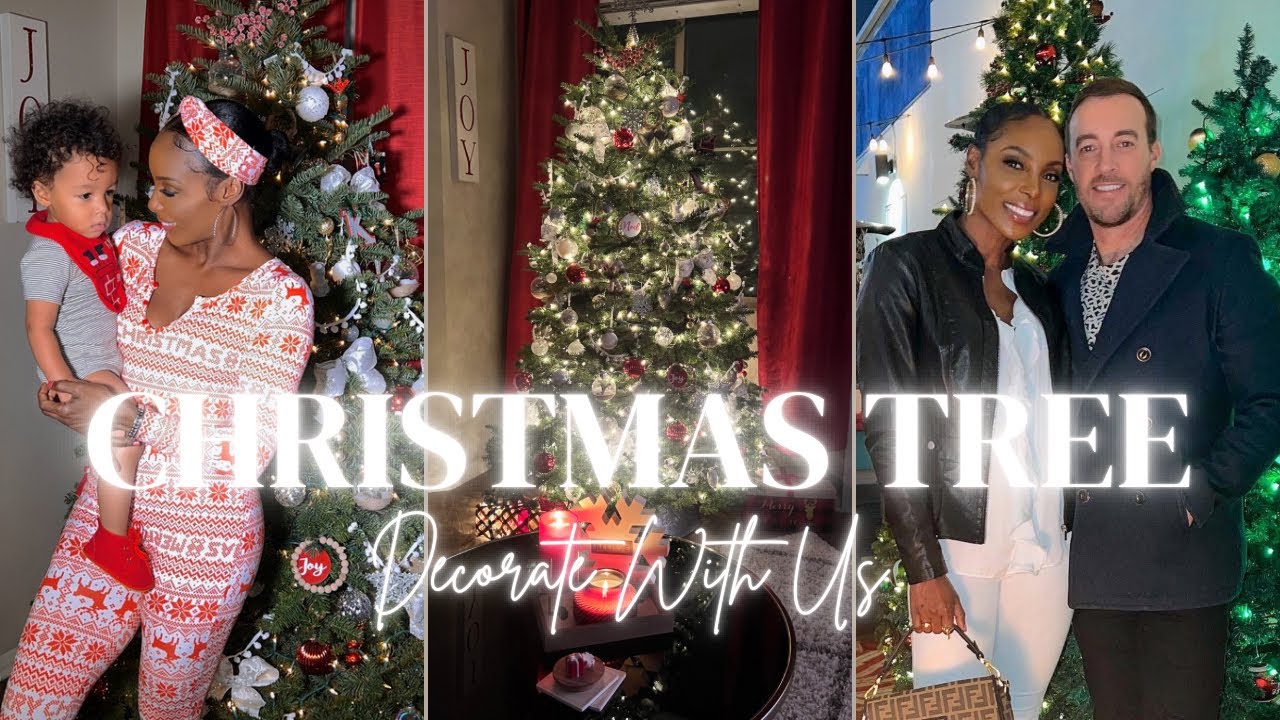 DECORATE OUR MAIN CHRISTMAS TREE WITH US | NO MORE ARTIFICIAL TREES @thecosbeyfamily #christmasdecor