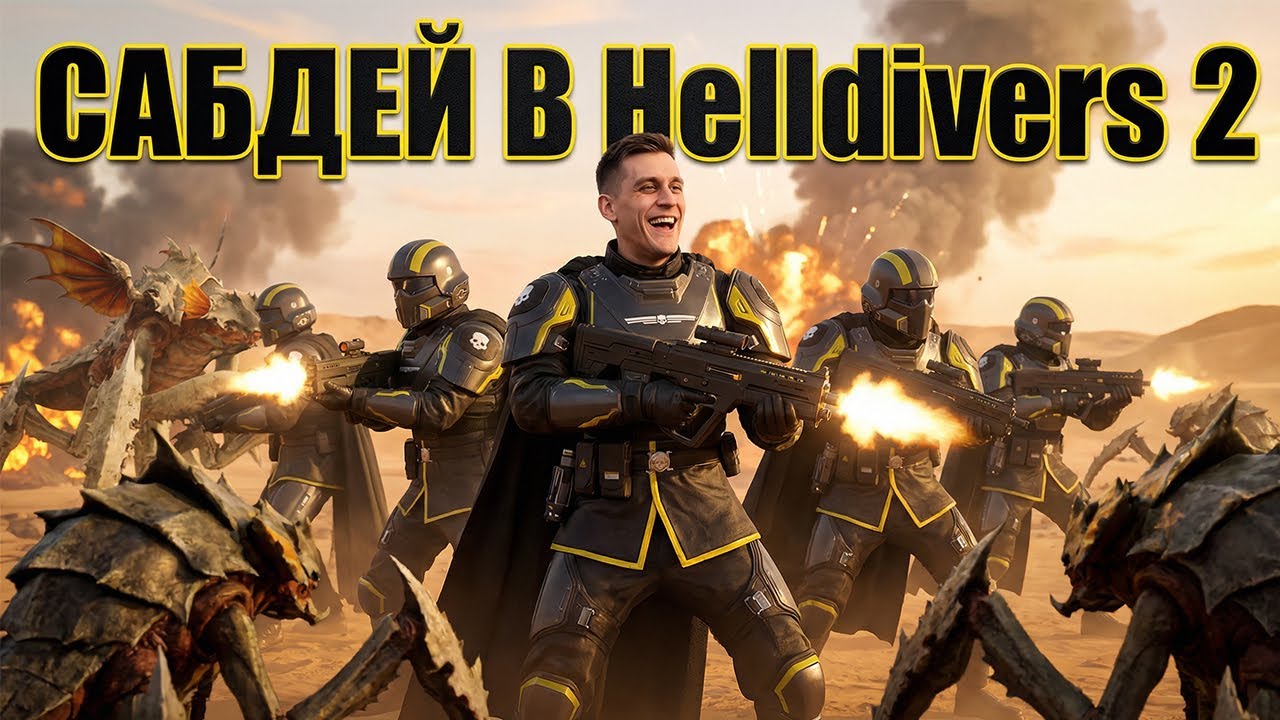 САБДЕЙ с Подписчиками! Несём демократию в Helldivers 2 качаем новый батлпас!