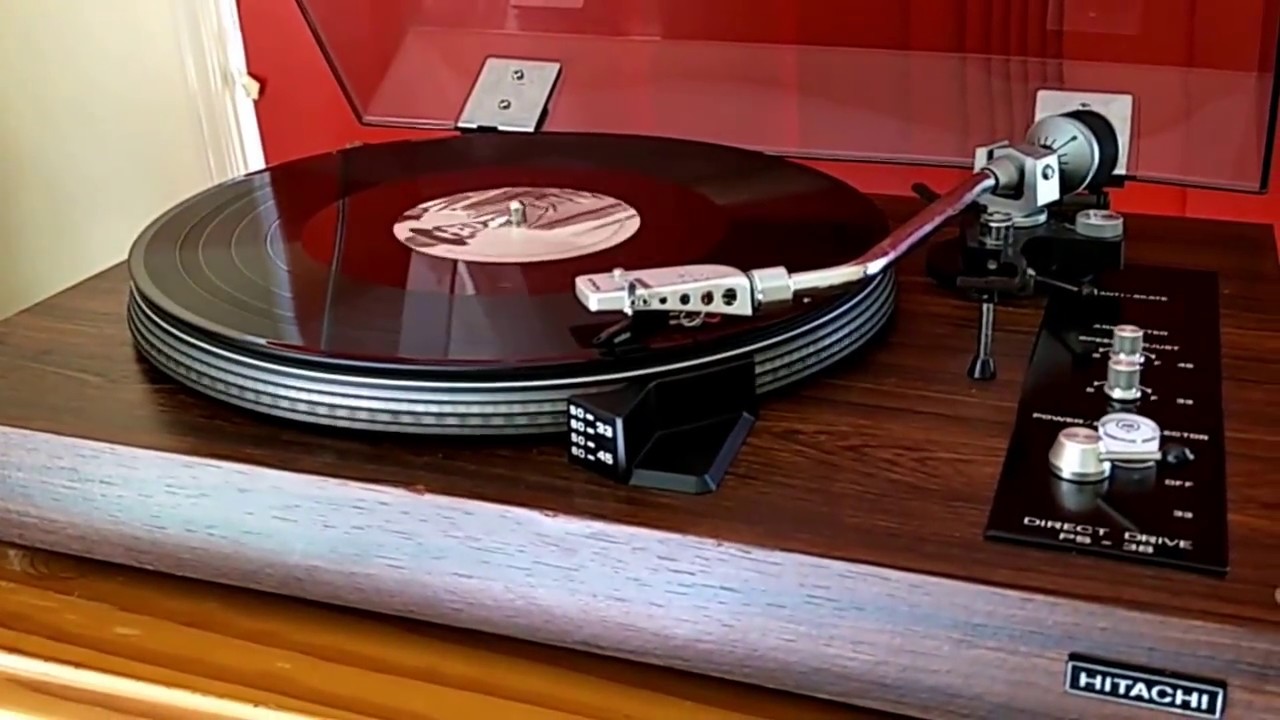 Hitachi PS-38  turntable with new OM10 Ortofon cartridge on Ebay 5/01/2018