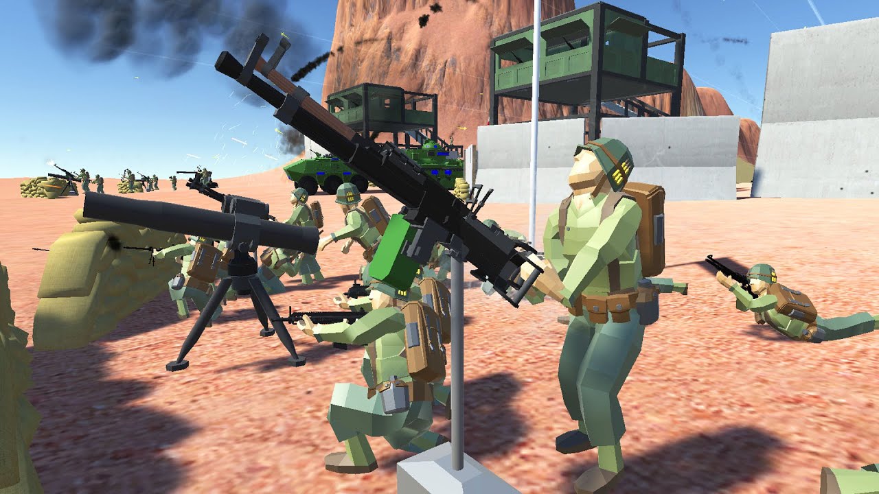 The Desert FORT BUNKER Defense! - Ravenfield: Battle Simulator