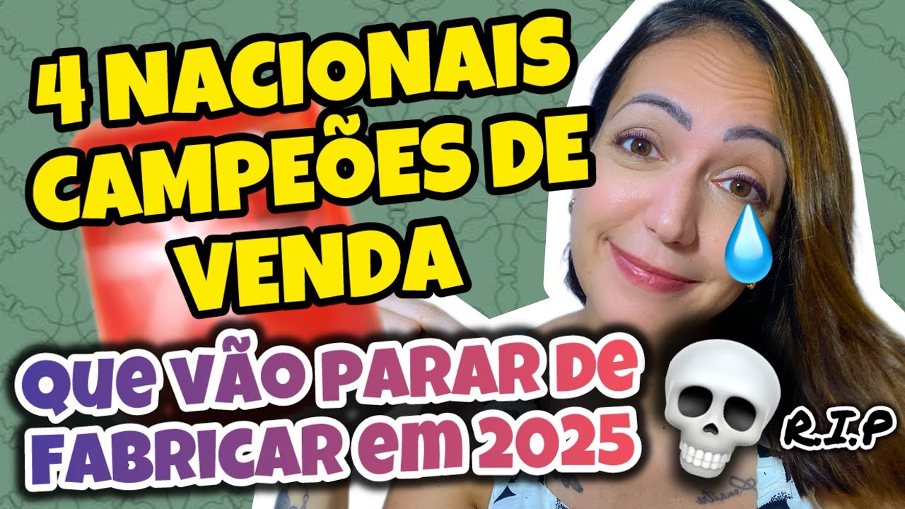 5 PERFUMES NACIONAIS CAMPEÕES DE VENDAS que vão DEIXAR DE SER FABRICADOS em 2025