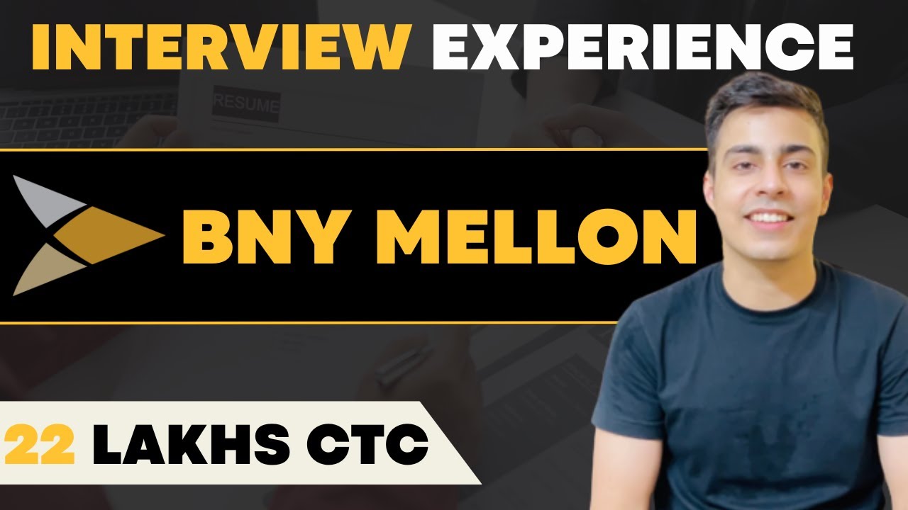 How I cracked BNY Mellon Interview For Software Engineer | Harshit Trehan