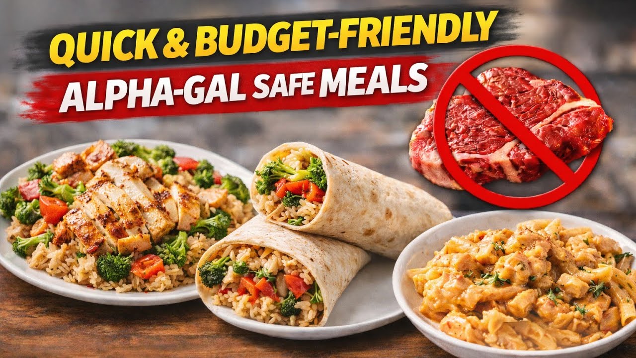 Quick and Budget Friendly Alpha-Gal Safe Meals