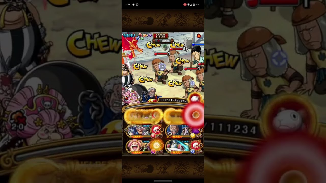 One Piece Treasure Cruise - V2 Dragon Kaido Vs Grand Voyage Luffy 2 (Arlong Park)