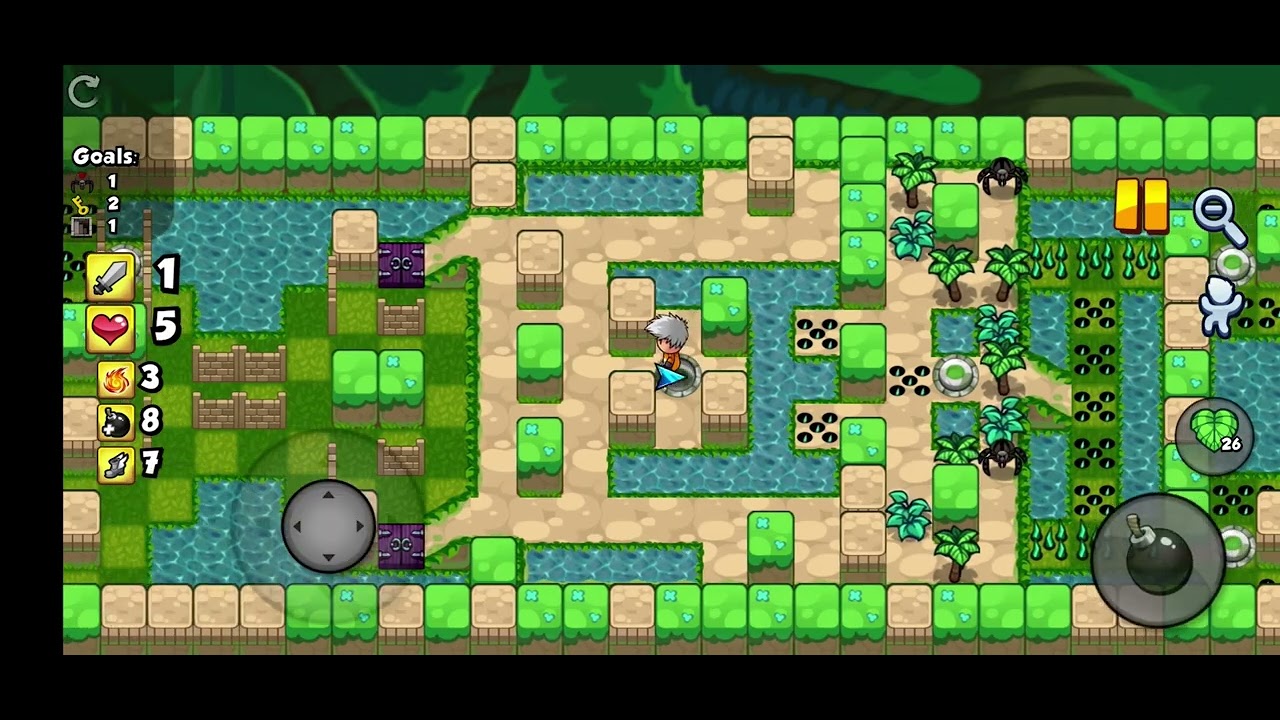 Bomber Friends! Tropical Quest Level 20