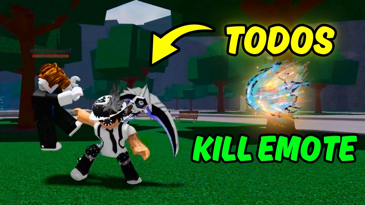 Humill&eacute; a este ARDIDO con TODOS los Kill Emotes de TSB