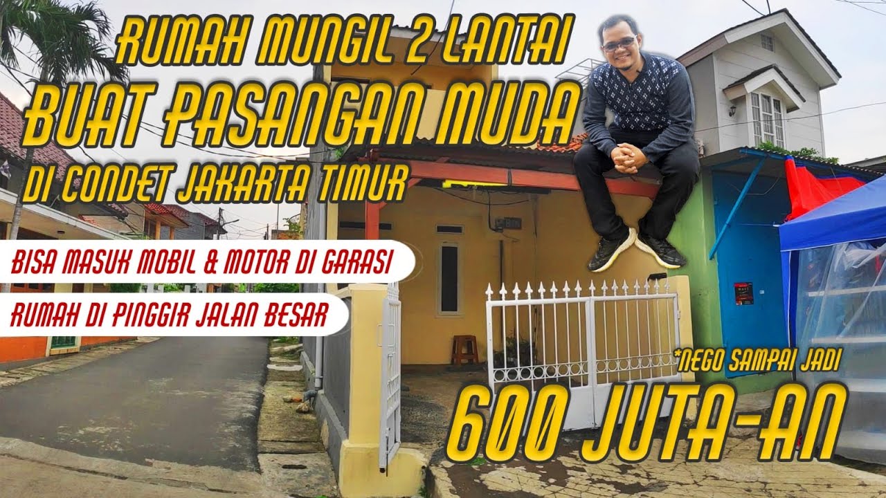 Rumah 2 Lantai Dijual Murah Akses Jalan 2 Mobil di Condet Jakarta Timur