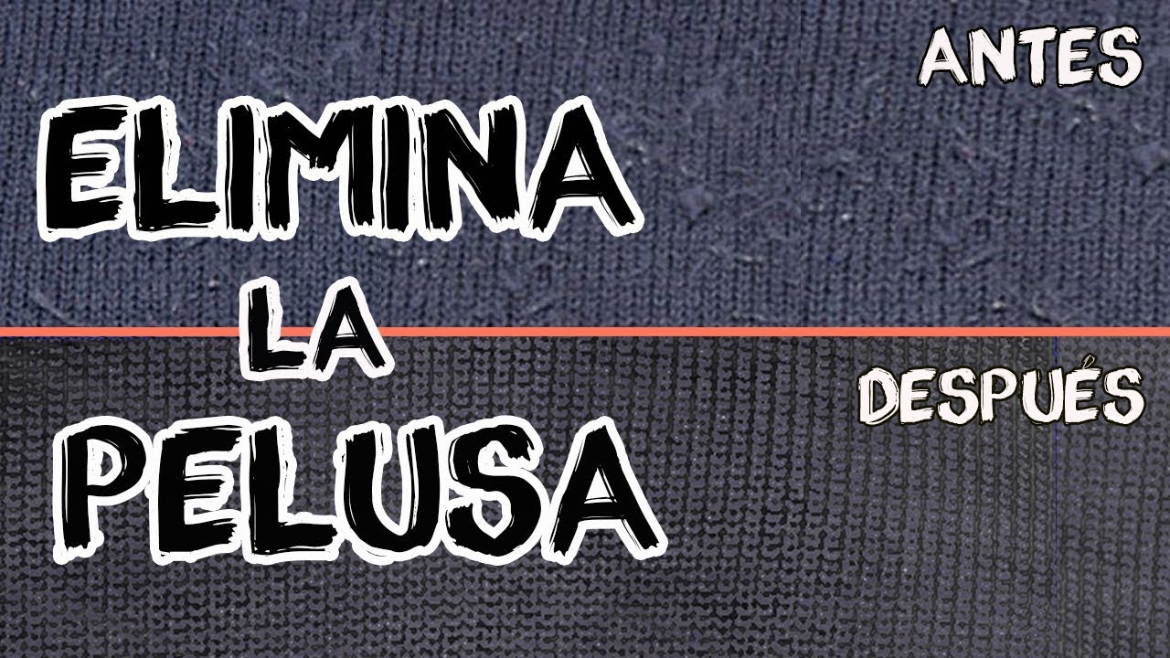 Como quitar la pelusa de tu ropa