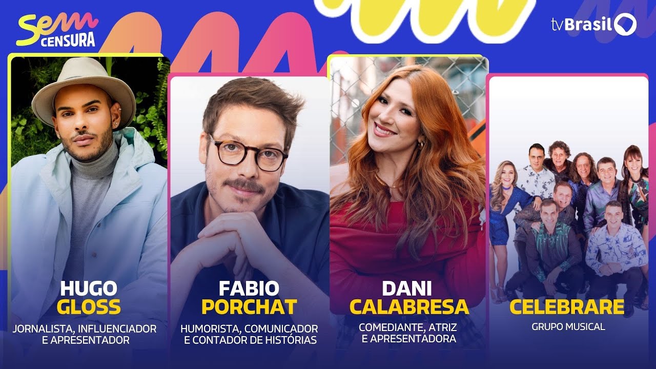 🔴 SEM CENSURA ESPECIAL PROGRAMA 100 COM FABIO PORCHAT, DANI CALABRESA, HUGO GLOSS E BANDA CELEBRARE