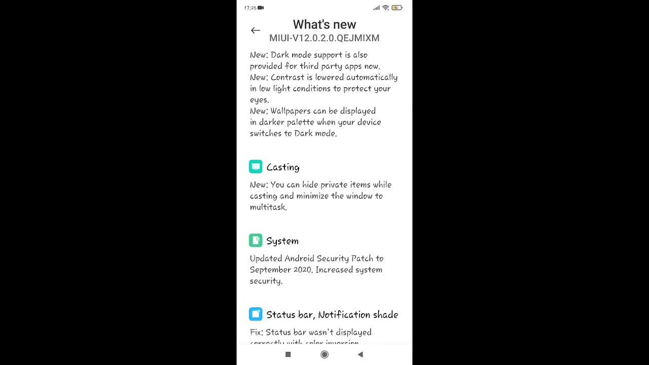 Poco F1 MiUi 12 update