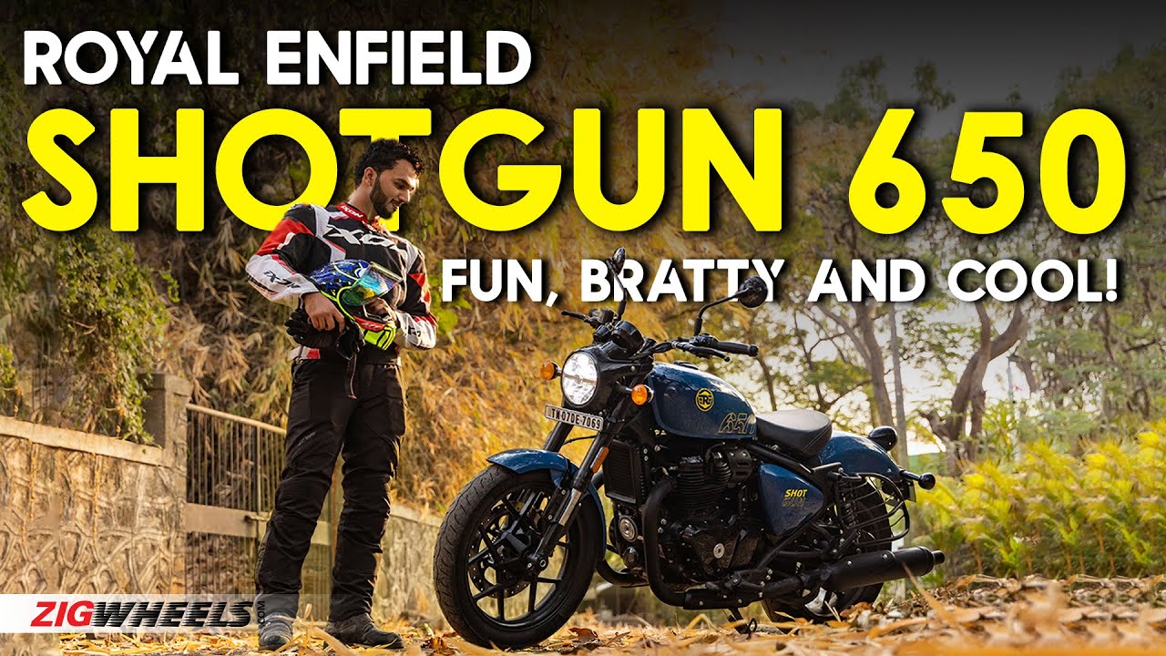 Обзор первой поездки на Royal Enfield Shotgun 650 | Весёлый, захватывающий и идеальный боббер | Z...