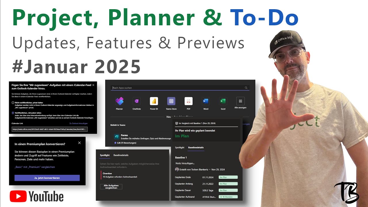 Januar 2025 - Microsoft Planner, Project & To-Do (News, Features & Previews)