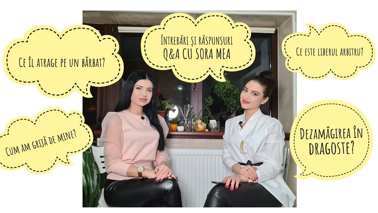 ÎNTREBĂRI ŞI RĂSPUNSURI CU SORA MEA-ANA MARIA DUCUTA (Q&A)