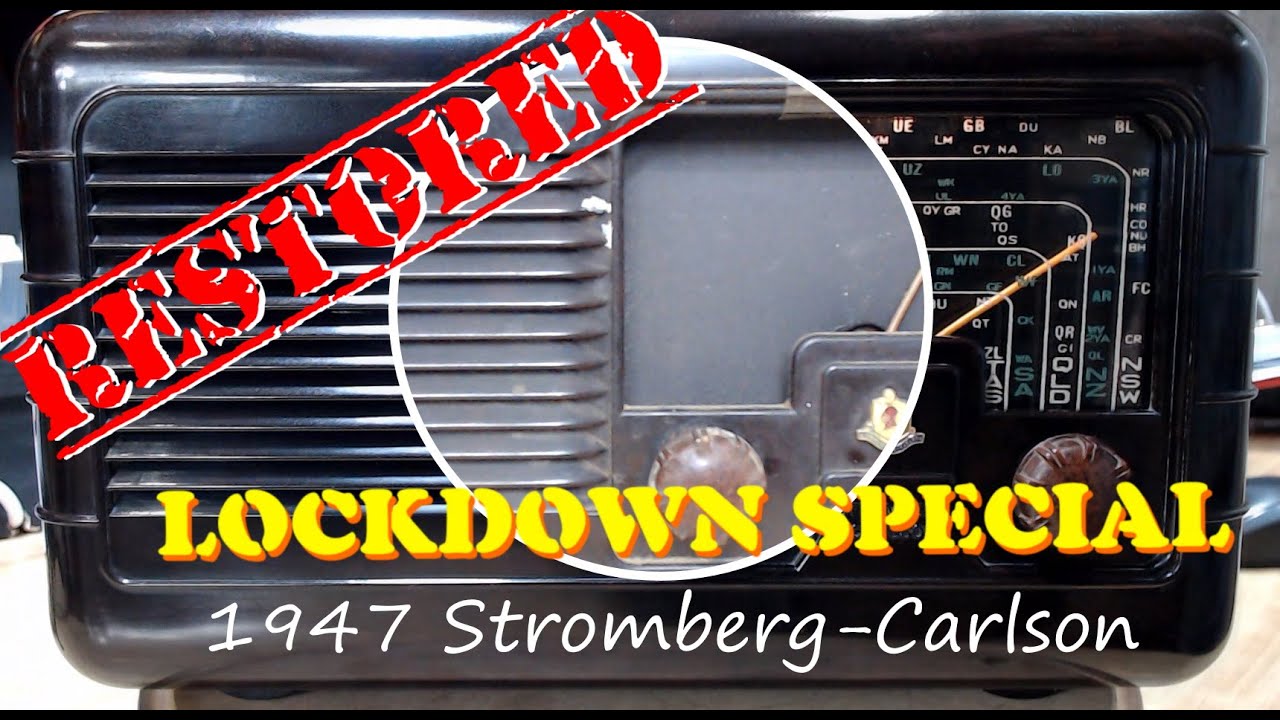 1947 Stromberg-Carlson 4A17 Restoration - Extended Version Lockdown Special