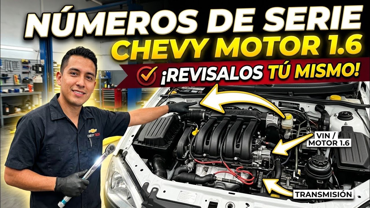 Серийные номера Chevrolet (двигатель, трансмиссия и шасси)