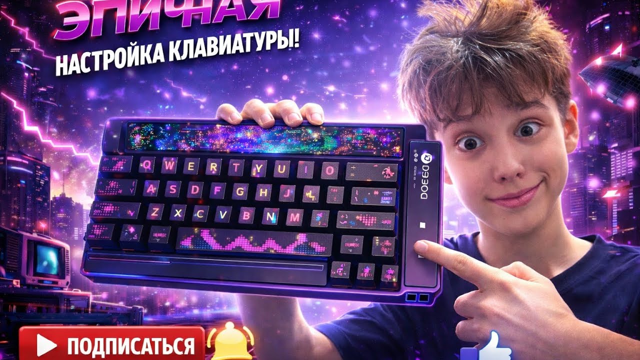 Всем привет, ребята! 👋Сегодня у нас на обзоре механическая клавиатура AULA AMG65.Это компактная 65% 