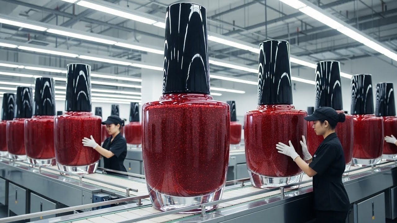 Inside the Factory - (Full Process) How Million-Dollar Nail Polishes Are Made