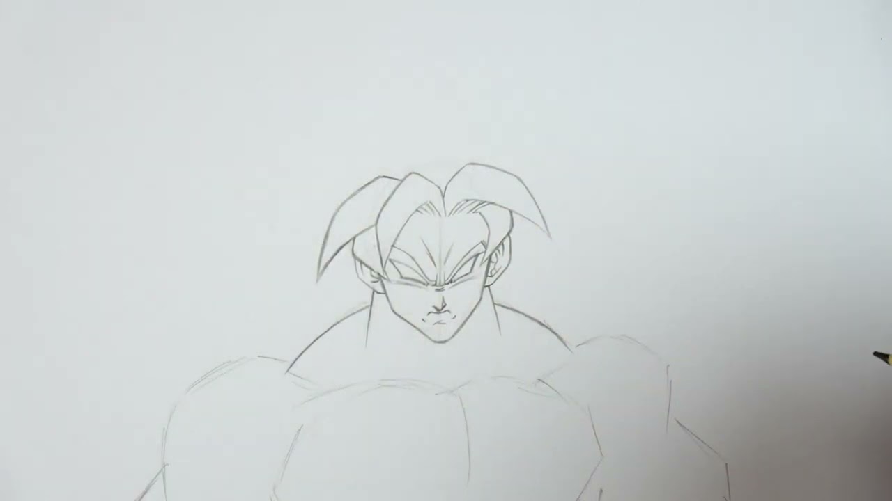 Drawing New Legendary Super Saiyan in Real Time