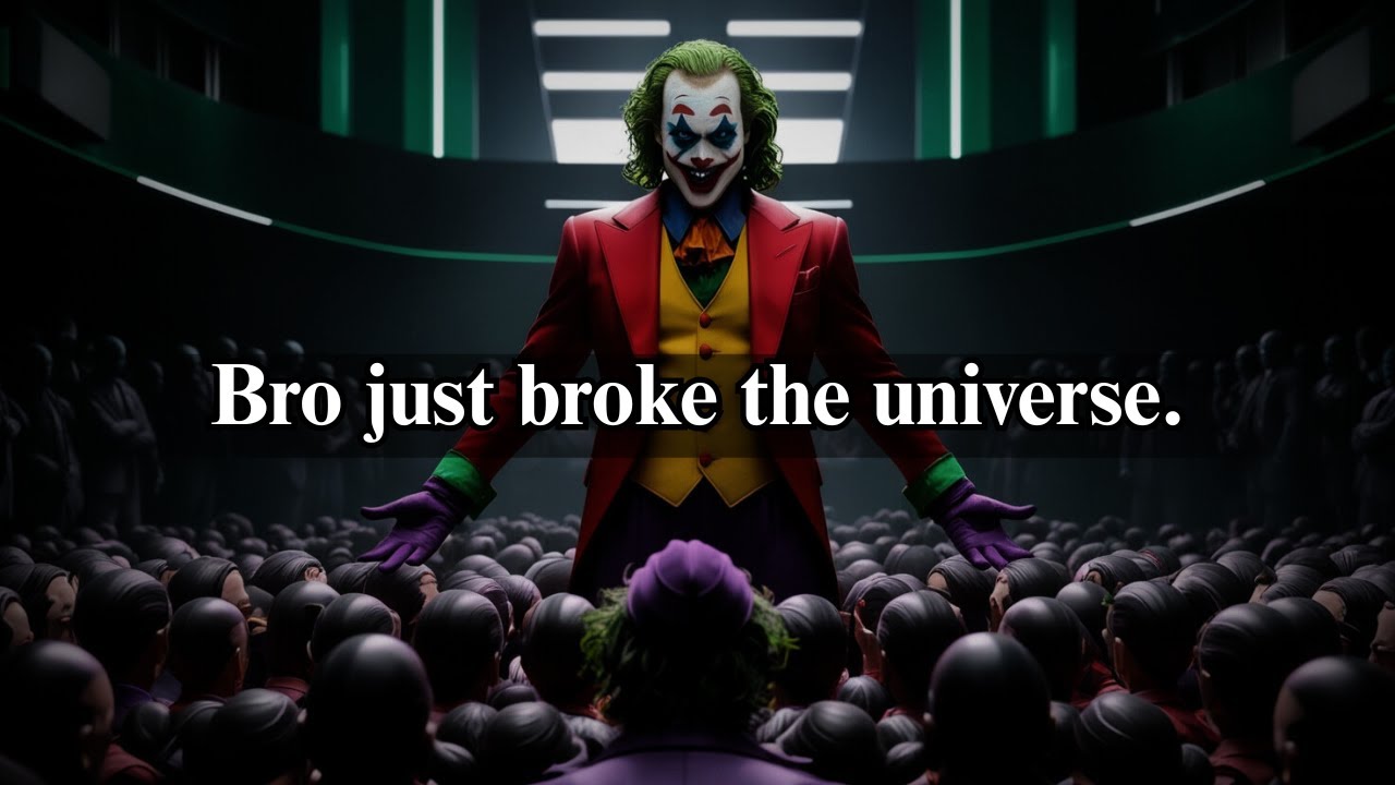 BRO JUST BROKE THE UNIVERSE 💥🛑 THE SKY LITERALLY CRACKED OPEN - JOKER DARK MOTIVATION POWERFUL