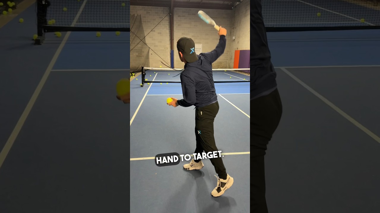Want a powerful one-handed backhand #pickleball #pickleballtips #pickleballers