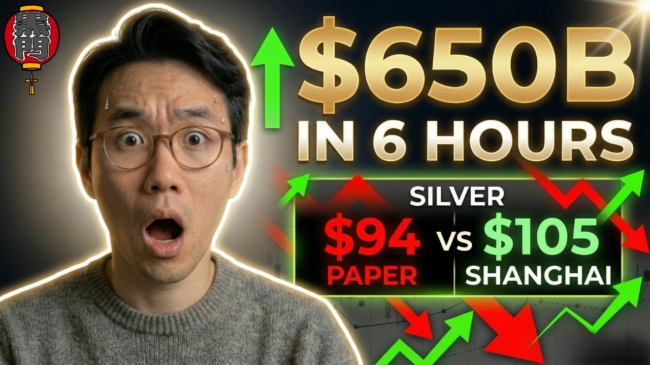 BREAKING: $650 Billion Moved In 6 Hours - Paper Silver Says $94, Shanghai Says $105 (Both Are Traps)