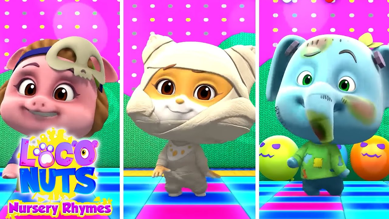 Monster Dance Party | Halloween Song | Pretend Play Song | Spooky Nursery Rhymes with Loco Nuts
