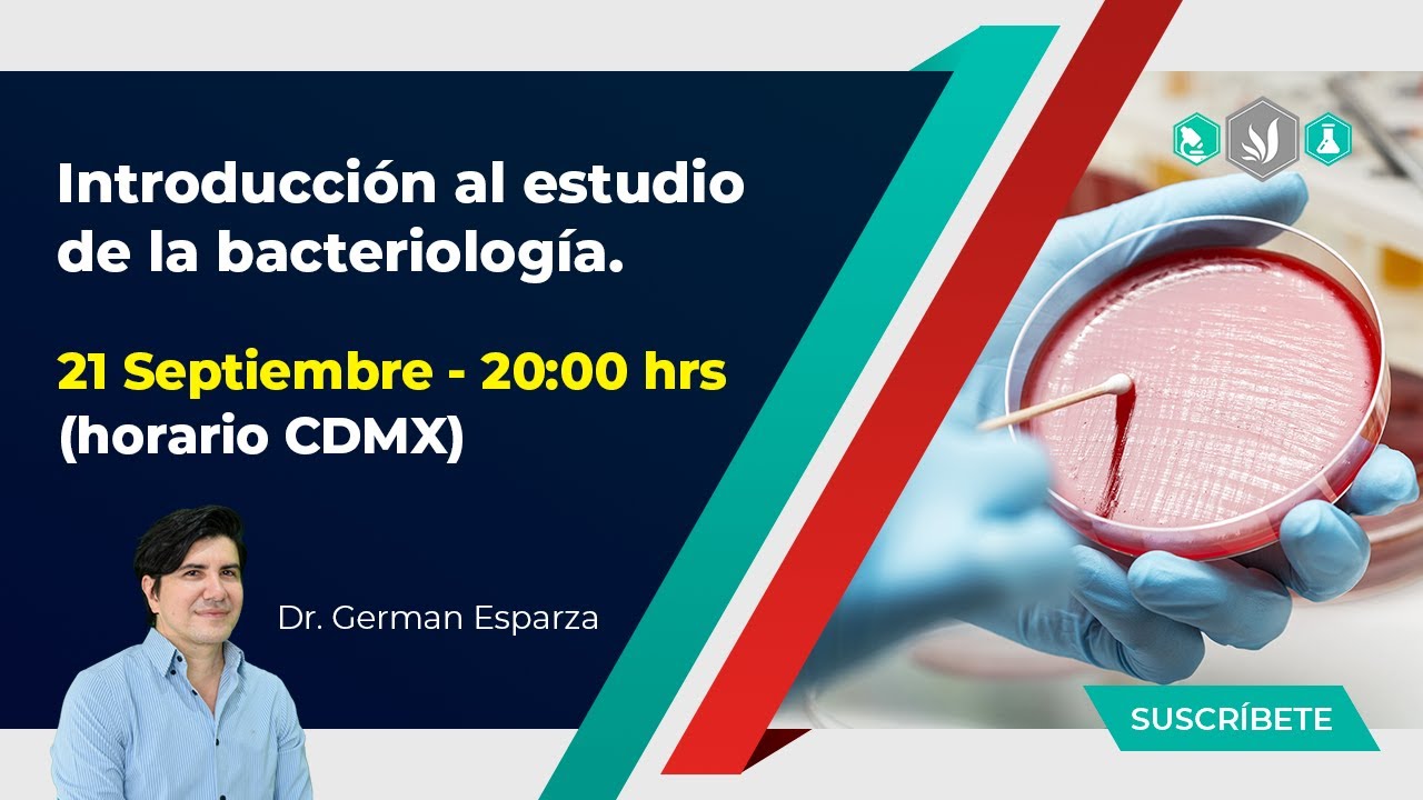 👨🏻‍💻Conferencia magistral | Introducción al estudio de la bacteriología🔬