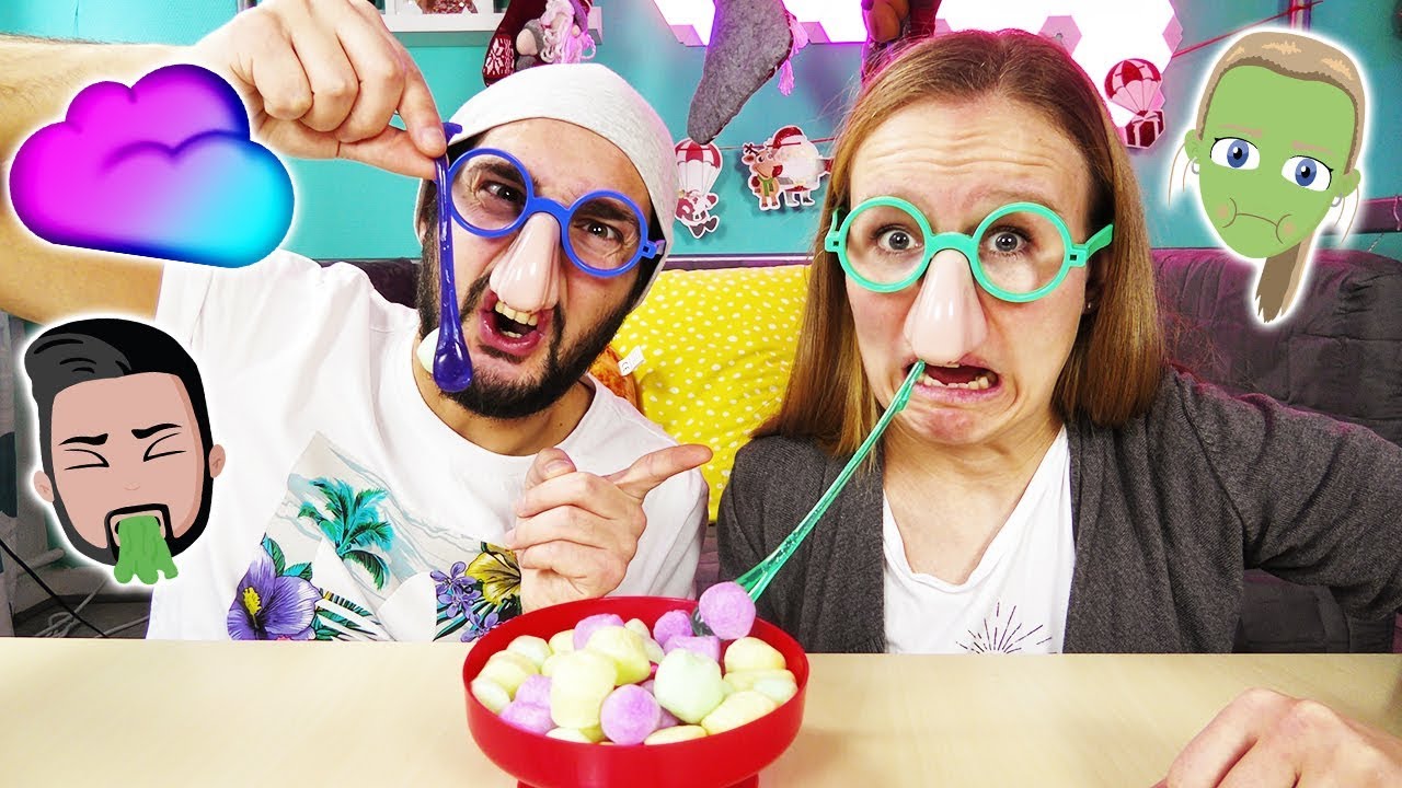 POPEL ES! Wer bohrt besser in der Nase? Kaan vs Kathi! Mit Schleim Popel an der Nase SNOT IT Deutsch