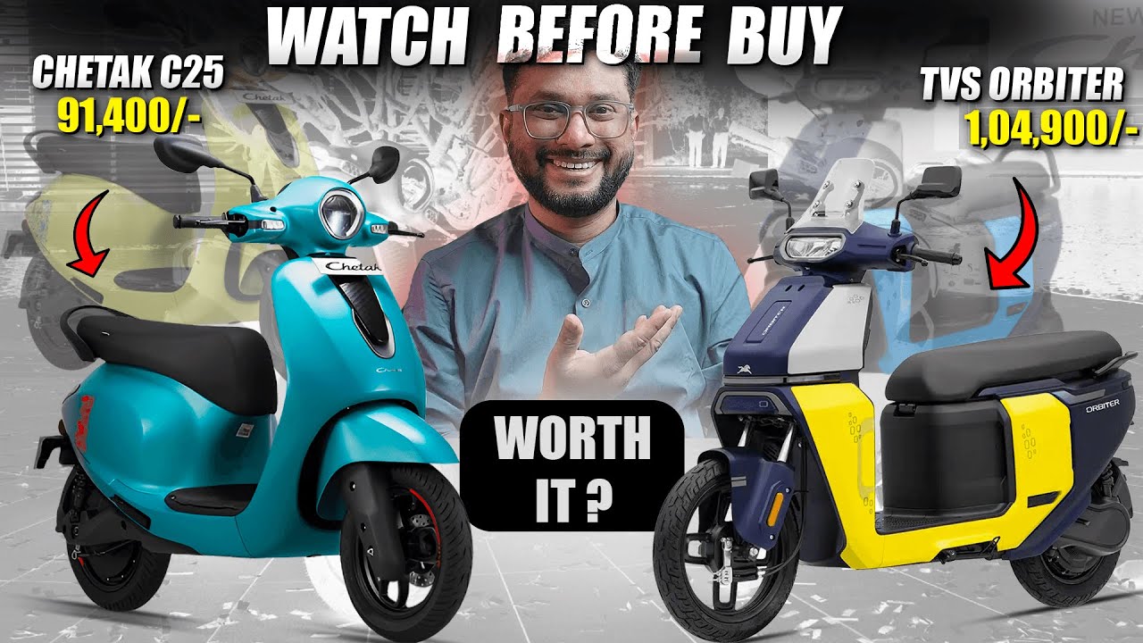 💸 Best EV Scooter to Buy in 2026? Chetak C2501vs TVS Orbiter 😳⚡ ! Electric Scooter