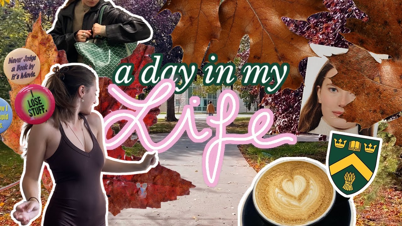 Day in the Life of an Exchange Student in Canada｜studying, yoga & friends 🍁