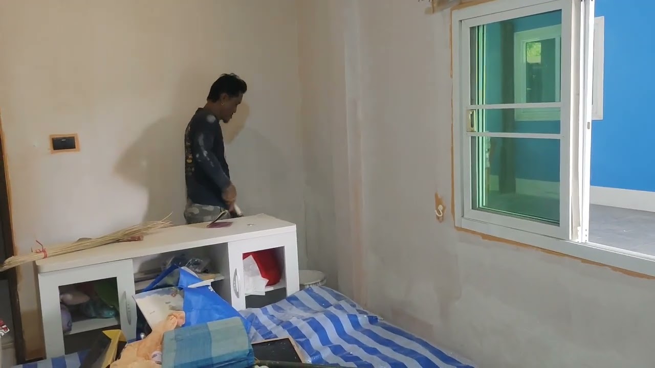 Ep.1233 วันนี้บ่าวเก่งก็ยังคงทำงานทาสีบ้านให้กับน้าของพี่โยส่วนแม่รีก็ขายมันได้เจ็ดตัน
